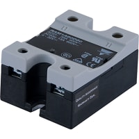 Carlo Gavazzi, Inc. Solid-State Relay, Zero Switch, SPST, NO, 100A, 42-660VAC, 3-32VDC, Panel, RAM Series