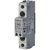 Carlo Gavazzi, Inc. Solid-State Relay, Zero Switch, SPST, NO, 75A, 42-660VAC, 20-275VAC, Panel, RGS1 Series