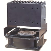 Carlo Gavazzi, Inc. Heatsink for 1 and 3 Poles Solid State Relays, 0.28 C/W, DIN, RHS Series