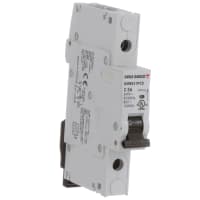 Carlo Gavazzi, Inc. Circuit Breaker Miniature, C Curve, DIN Rail, UL489, 1P, 5A, GMB63 Series