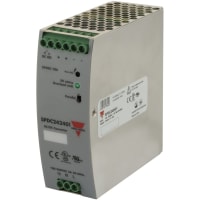 Carlo Gavazzi, Inc. Power Supply, 240W, 24VDC, Din Rail Mounting, Screw, CompACt