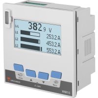 Carlo Gavazzi, Inc. Power Analyzer, 415VAC, Self-powered, Digital and RS485 output, MID cert, WM15 Serie