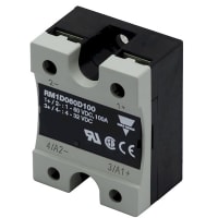 Carlo Gavazzi, Inc. Solid-State Relay, DC output, SPST, NO, 100ADC, 1-60VDC, 4-32VDC inpt., Panel, RM Serie