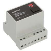 Carlo Gavazzi, Inc. Receiver, SPDT/SPST, Voltage 115 VAC, 4 Ports, G3430 Series