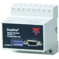 Carlo Gavazzi, Inc. Dupline Master Module Interface for Omron PLC, 128 I/O, 20-30VDC, DIN-Rail