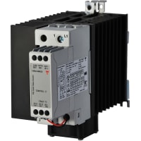 Carlo Gavazzi, Inc. Solid-State Relay, Zero Switch, SPST, NO, 90A, 42-660VAC, 4-32VDC, DIN, RGC Series