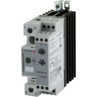 Carlo Gavazzi, Inc. Contactor, Solid State Relay, SSC, 1 Phase, 480V, 43A, 1200V, 4-20mADC, w/Cover