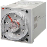 Carlo Gavazzi, Inc. Time Delay Relay, Control Voltage 12 - 240 VAC, 0.02 - 1080000.00 s, FAA Series