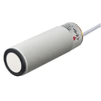 Carlo Gavazzi, Inc. Ultrasonic Proximity Sensor, M30, Diffuse, 250-3500mm Range, PNP, 4-20mA, 2m Cable