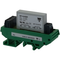 Carlo Gavazzi, Inc. Solid State Relay, Current 3 AAC, Voltage 480 VAC, RP1A Series