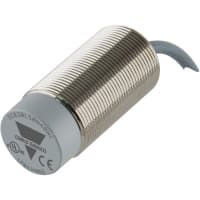 Carlo Gavazzi, Inc. Proximity Sensor, M30 Inductive, 15mm Range, 10-36VDC, PNP-NO, 2m, PVC, Grey