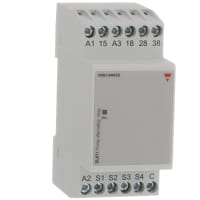 Carlo Gavazzi, Inc. Monitoring Relay, Pump Alternating, 2 Pumps, 2xSPST, 115/230VAC, DLA Series