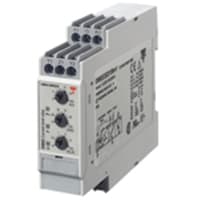 Carlo Gavazzi, Inc. Relay, Monitor, Current Level, Monitoring, 1 Phase, SPST, 24-48VAC/VDC, DIN Rail