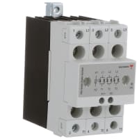 Carlo Gavazzi, Inc. Contactor, Solid State, 3 Phase, 3 x 20A, 5-32VDC Control, 42-660VAC Line