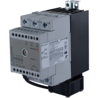 Carlo Gavazzi, Inc. Contactor, Solid State, 3 Phase, 3 x 42A, 5-32VDC Control, 42-660VAC Line