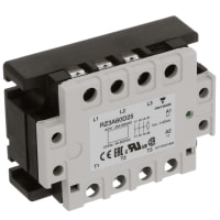 Carlo Gavazzi, Inc. Relay, 25 A, 600, Solid-State, 1000 Megohms, Screw, Surface Mount, Silver Alloy