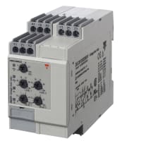 Carlo Gavazzi, Inc. Monitoring Relay, Voltage, TRMS AC/DC Over/under V, Adj, 2xSPDT, DUC Series