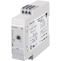 Carlo Gavazzi, Inc. Time Delay Relay, True Off Delay, 24 to 240VAC/DC, 60s to 10hr, SPDT, DBB Series