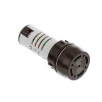 Carlo Gavazzi, Inc. Buzzer, Black, Supply Voltage 110 VAC/DC, Panel Mount, PL22 Series