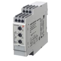 Carlo Gavazzi, Inc. Relay, Monitoring, DIN Rail, SPDT, Supply: 24-48VAC/VDC, Measures: 0.1-10VAC/VDC