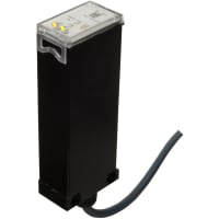 Carlo Gavazzi, Inc. Photoelectric Sensor, 50-2500mm Range, 2 Meter Black PVC Cable, NPN/PNP Output