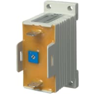 Carlo Gavazzi, Inc. Timer, Delay on Operate, 24-230VAC/VDC, 0.5-10 Seconds, SCR, Fast-ON, DIN Rail