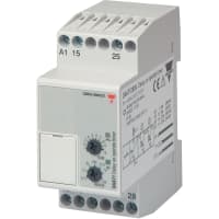 Carlo Gavazzi, Inc. Timer, DPDT, Delay On Operate, DIN-Rail Mount, 24VDC/24-240VAC, DIN-MINI Housing