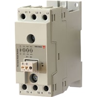 Carlo Gavazzi, Inc. Soft Starter, 3 Phases, 20 A, 600 VAC, 12 kW, RGC Series