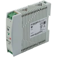 Carlo Gavazzi, Inc. Power Supply, 75W, 12VDC, Din Rail Mounting, Spring, CompACt