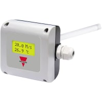 Carlo Gavazzi, Inc. Air Velocity/Temperature Transmitter, Duct Mount, Range 20 m/s, ESAVT Series