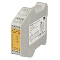 Carlo Gavazzi, Inc. Emergency Stop Module, 230VAC, 3 Watt, 3 NO Outputs + 1 NC Output, DIN Rail