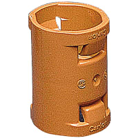 Carlon by ABB Quick Connect Coupling, 1", 1.856"L, PVDF, Orange