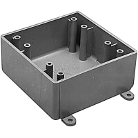 Carlon by ABB Non-metallic hub less two gang device box, 32 Cubic Inch. Type 2FS