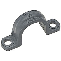 Carlon by ABB Conduit Clamp, 3/4", PVC, Color Gray