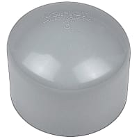 Carlon by ABB Pipe End Cap, 2", PVC, Gray, For use with Schedule 40 and 80 Conduit