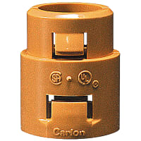 Carlon by ABB Non-metallic orange snap-in adapter, 3/4"