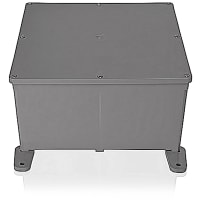 Carlon by ABB Molded Junction Box, 12"L x 12"W x 4"D, Material Noryl, Color Gray