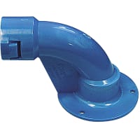 Carlon by ABB ENT 90Deg Non-Metallic Blue Vertical Stub Down, female ENT to NPSC Female, 1/2