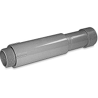 Carlon by ABB Male Terminal Adapter End Expansion Fitting, 1", PVC, Gray