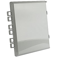 Carlon by ABB Polycarbonate Opaque External Hinge Enclosure Cover, 6 Inches X 4 Inches