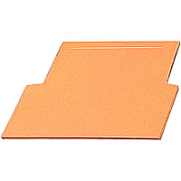 Carlon by ABB Non-metallic orange low voltage divider plate