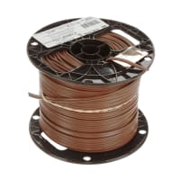 Carol Brand / General Cable Lamp Cord Cable, 2 Cond, 18AWG, 250ft, Unshielded U/UTP, Brown, Tinned Copper