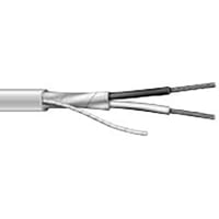 Carol Brand / General Cable Multiconductor Cable, 2c, 18AWG, 16x30, Shld, PP or PE ins, Gray PVC jkt, UL 2092