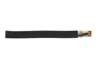 Carol Brand / General Cable Multiconductor Cable, 3C, 12AWG, 65x30, BC, EPDM ins, Black Rubber jkt, SOOW / UL / CSA