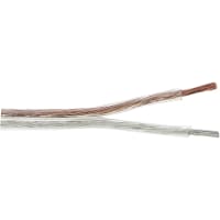 Carol Brand / General Cable Multiconductor Cable, 2C, 18AWG, 16x32, BC/TC, PVC ins, Clear Zipcord, UL