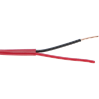 Carol Brand / General Cable Multiconductor Cable, 2C, 18AWG, Solid, BC, PVC ins, Red PVC jkt, FPLR