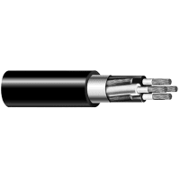 Carol Brand / General Cable Multiconductor Cable, 4C, 10AWG, 104x30, BC, EPDM ins, Black Rubber jkt, SOOW/UL/CSA