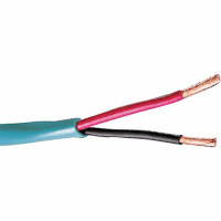 Carol Brand / General Cable Multiconductor Cable, 2C, 16AWG, 64x34, BC, PP ins, Blue PVC jkt, AWM