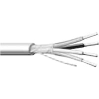 Carol Brand / General Cable Multiconductor Cable, 2C, 18AWG, Solid, BC, PVC ins, Foil, Red PVC jkt, FPLP