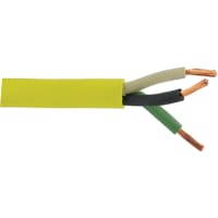 Carol Brand / General Cable Multiconductor Cable, 3C, 16AWG, 65x34, TC, EPDM ins, Yellow Rubber jkt, SJOOW